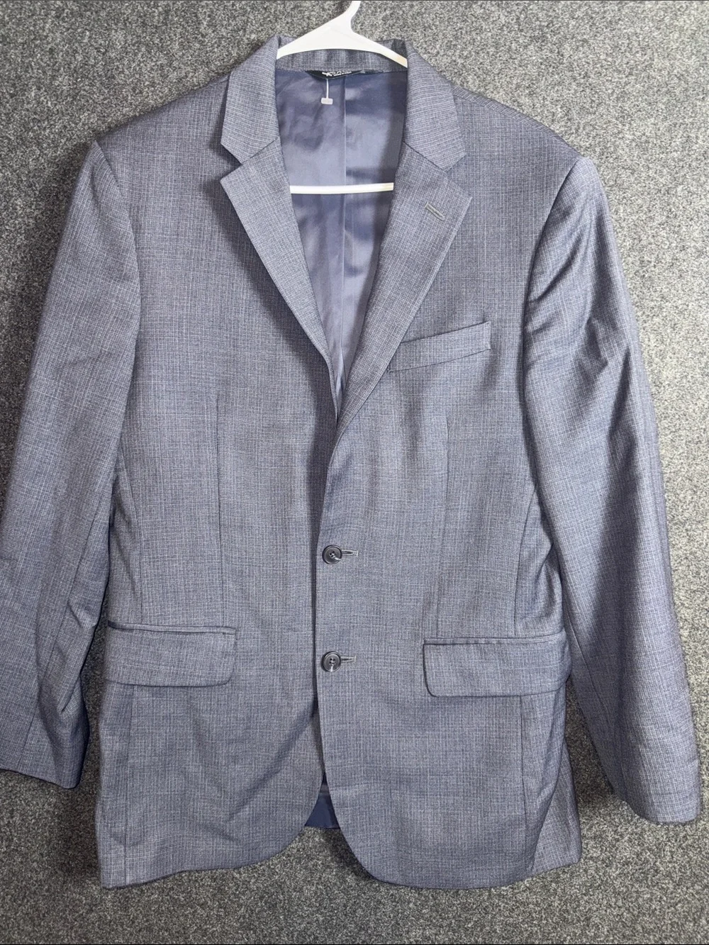 Jos A Bank Traveler Slim Fit Wool Sport Coat Blazer Blue 38R 312990
